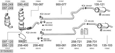 BOSAL SYS09283