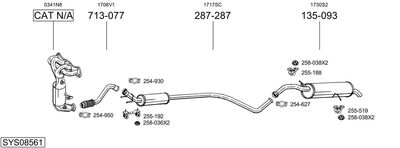 BOSAL SYS08561