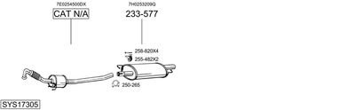 BOSAL SYS17305