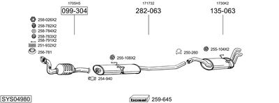 BOSAL SYS04980