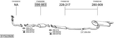 BOSAL SYS22928