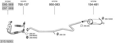 BOSAL SYS19293 BOSAL SYS19293