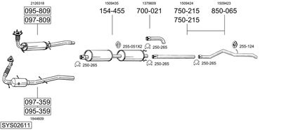 BOSAL SYS02611