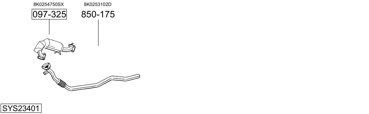 BOSAL SYS23401