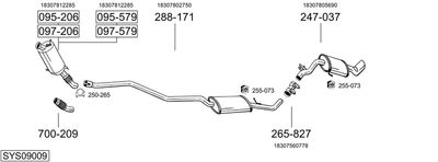 BOSAL SYS09009