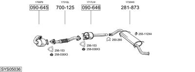 BOSAL SYS05036
