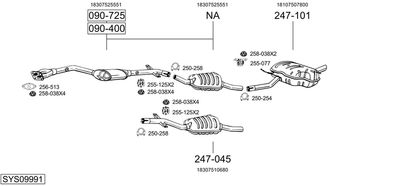 BOSAL SYS09991
