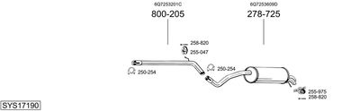 BOSAL SYS17190