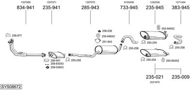 BOSAL SYS08672