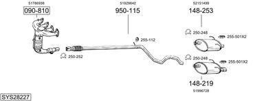 BOSAL SYS28227