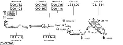 BOSAL SYS27789