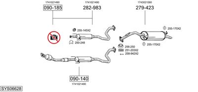 BOSAL SYS06628
