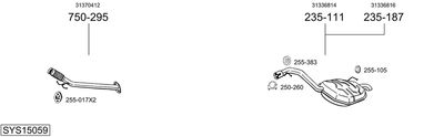 BOSAL SYS15059
