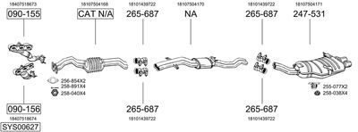 BOSAL SYS00627