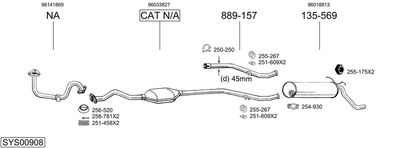 BOSAL SYS00908