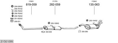 BOSAL SYS01099