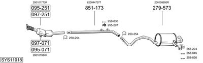 BOSAL SYS11018