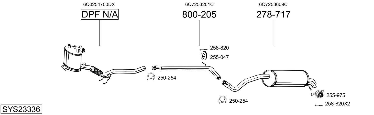 BOSAL SYS23336