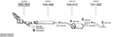 BOSAL SYS17672