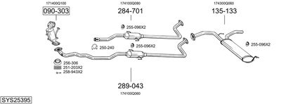 BOSAL SYS25395