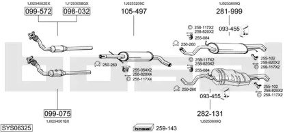 BOSAL SYS06325