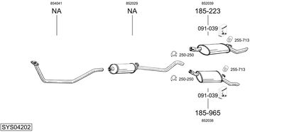 BOSAL SYS04202