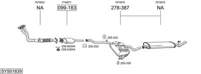 BOSAL SYS01839