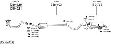 BOSAL SYS16939