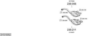 BOSAL SYS15052