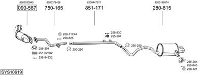 BOSAL SYS10619