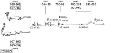 BOSAL SYS02674