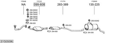 BOSAL SYS05096