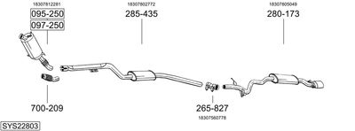 BOSAL SYS22803