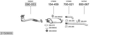 BOSAL SYS09000