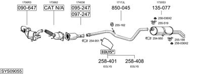 BOSAL SYS09055