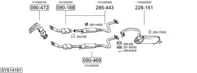 BOSAL SYS14191