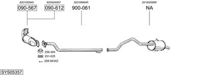 BOSAL SYS05357