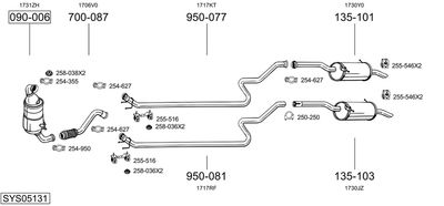 BOSAL SYS05131