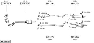BOSAL SYS04078