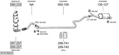 BOSAL SYS16023