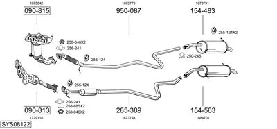 BOSAL SYS08122 BOSAL SYS08122