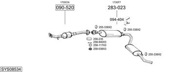 BOSAL SYS08534