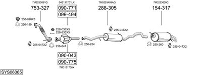 BOSAL SYS06065