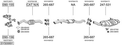 BOSAL SYS00691