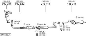 BOSAL SYS05924