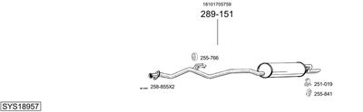 BOSAL SYS18957