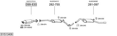 BOSAL SYS13406