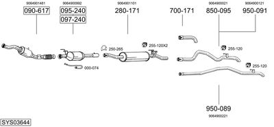 BOSAL SYS03644