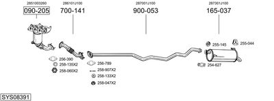 BOSAL SYS08391