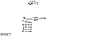 BOSAL SYS12838
